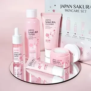 Laikuo Japan Sakura Skincare Combo Set (5in1) (ORIGINAL)
