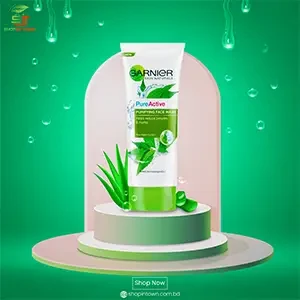 Garnier Pure Active Purifying Face Wash (100gm)