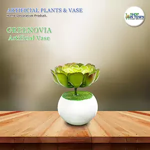 Artificial Greenovia Vase