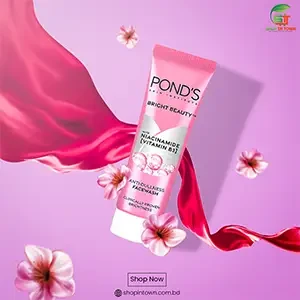 Pond's Bright Beauty with Niacinamide Vitamin B3 Anti Dullness Face Wash (100g)