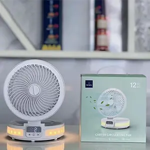 WiWu FS05 Rechargeable fan-LED Display Controll Panel- White Color