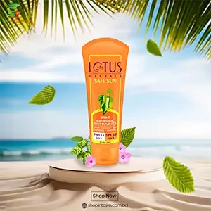 Lotus Herbals Safe Sun 3-In-1 Matte Look Daily Sunblock PA+++ Spf 40 (100gm)