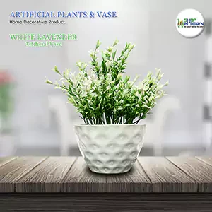 Artificial White Lavender Flowers