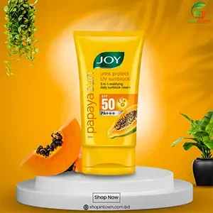 Papaya Sunscreen - Ultra Protect UV - 3 In 1 Mattifying Daily Sunblock Cream (120 ml)