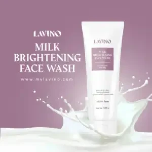 Lavino Milk Brightening Face Wash (100ml)