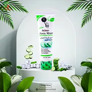 YC Whitening Face Wash with Cucumber Extract (100ml)