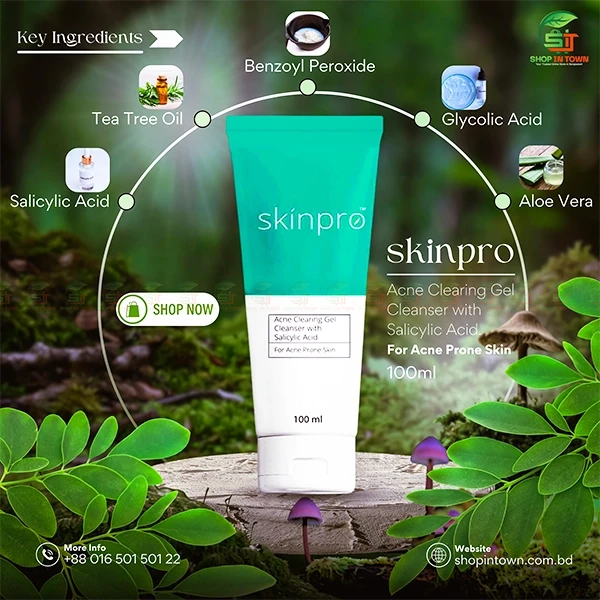 Skinpro Acne Clearing Gel Cleanser (100ml)