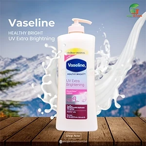 Vaseline HEALTHY BRIGHT UV Extra Brightening Body Lotion (400ml)