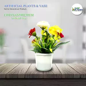 Artificial Chrysanthemum Vase