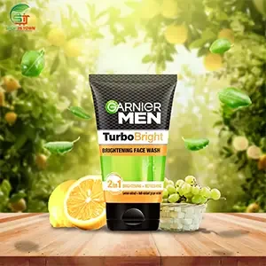 Garnier Men Turbo Bright Brightening Face Wash (100gm)