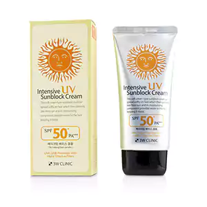 3W Clinic Intensive UV Sunblock Cream SPF50 PA+++