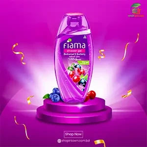 Fiama Blackcurrant & Bearberry Shower Gel - With Skin Conditioners, (250 ml)