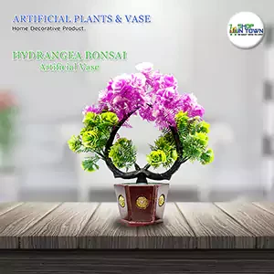 Artificial Hydrangea Bonsai Plant