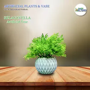 Artificial Selaginella vase