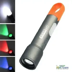 GearUP K57 Multifunctional Rechargeable Zoomable LED Flashlight