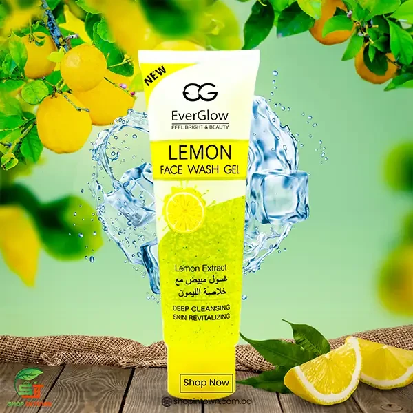 Everglow Lemon Face Wash (100ml)