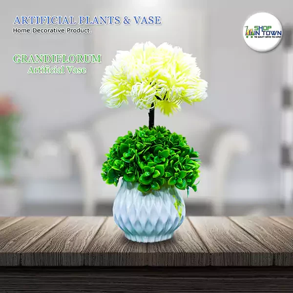 Artificial grandiflorum vase with flowers