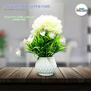 Artificial grandiflorum vase with flowers